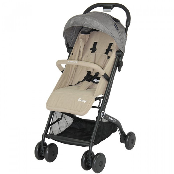 Aziamor Passeggino Easy Da Viaggio Con Chiusura Trolley Leggero Pratico ed Economico colore Beige