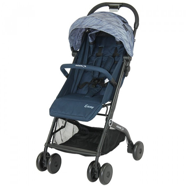 Aziamor Passeggino Easy Da Viaggio Con Chiusura Trolley Leggero Pratico ed Economico colore Blu