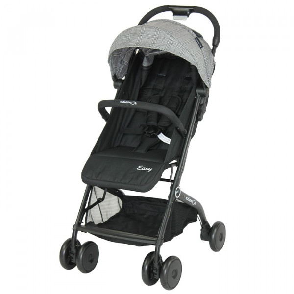 Aziamor Passeggino Easy Da Viaggio Con Chiusura Trolley Leggero Pratico ed Economico colore Grigio