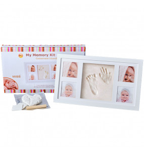 Mibb My Memory Box Kit impronta Mani e Piedi Per Bambini AZIAMOR