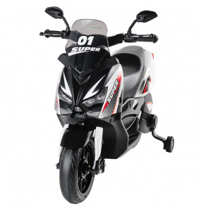 Aziamor Moto Elettrica Roadstar 12V colore bianco