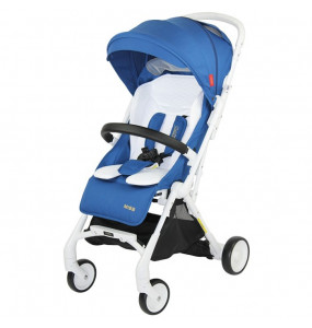 Mibb Passeggino Elettrico I-Sense con Frenata Assistita Anti Abbandono colore Blu