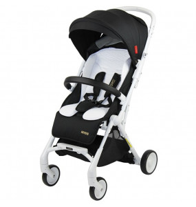 Mibb Passeggino Elettrico I-Sense con Frenata Assistita Anti Abbandono colore Nero