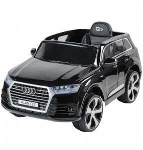 Aziamor Audi Q7 Auto Elettrica 12v per Bambini Colore Nero