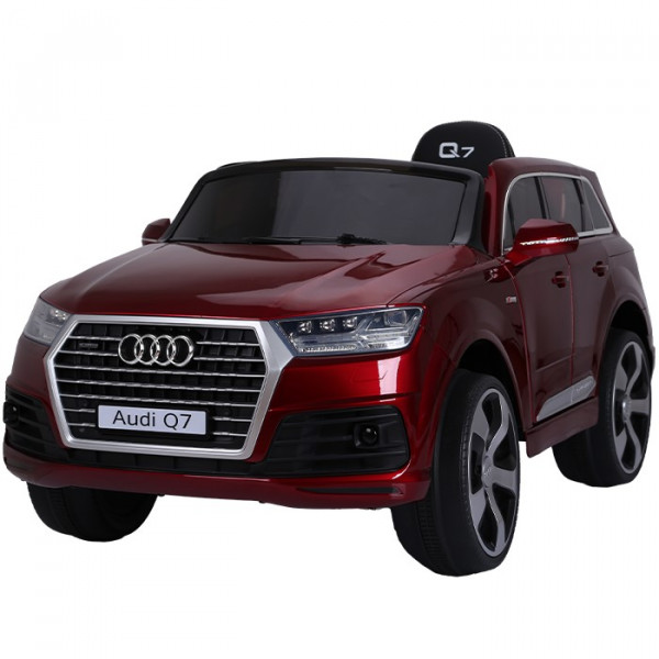 Aziamor Audi Q7 Auto Elettrica 12v per Bambini Colore Rosso