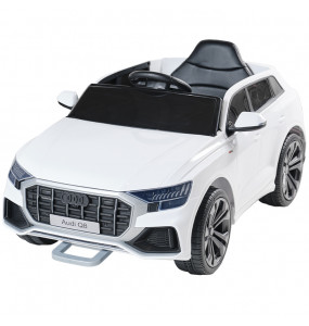 Aziamor Audi Q8 Auto Elettrica 12v per Bambini Colore Bianca