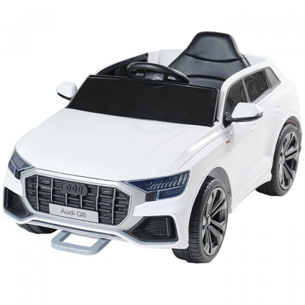 Aziamor Audi Q8 Auto Elettrica 12v per Bambini Colore Bianca