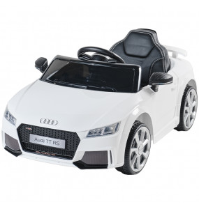Aziamor Audi TT Auto Elettrica 12v per Bambini Colore Bianco