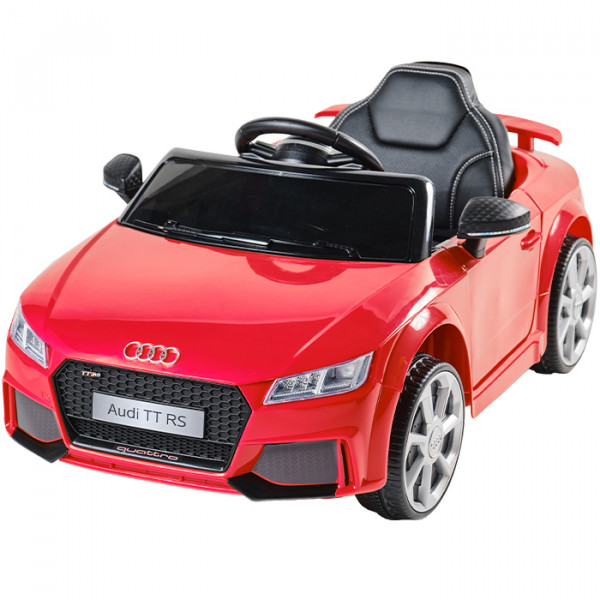 Aziamor Audi TT Auto Elettrica 12v per Bambini Colore Rosso