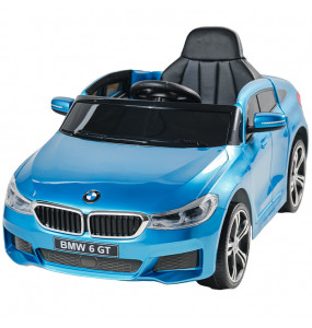 Aziamor Bmw Serie 6 GT Auto Elettrica 12v per Bambini Colore Blu