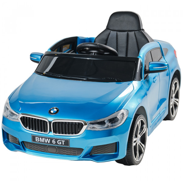 Aziamor Bmw Serie 6 GT Auto Elettrica 12v per Bambini Colore Blu