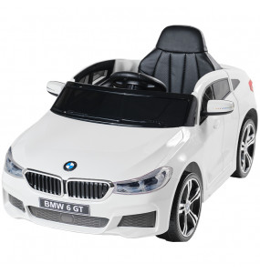 Aziamor Bmw Serie 6 GT Auto Elettrica 12v per Bambini Colore Bianco