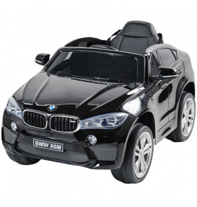 Aziamor Bmw X6M  Auto Elettrica 12v per Bambini Colore Nero