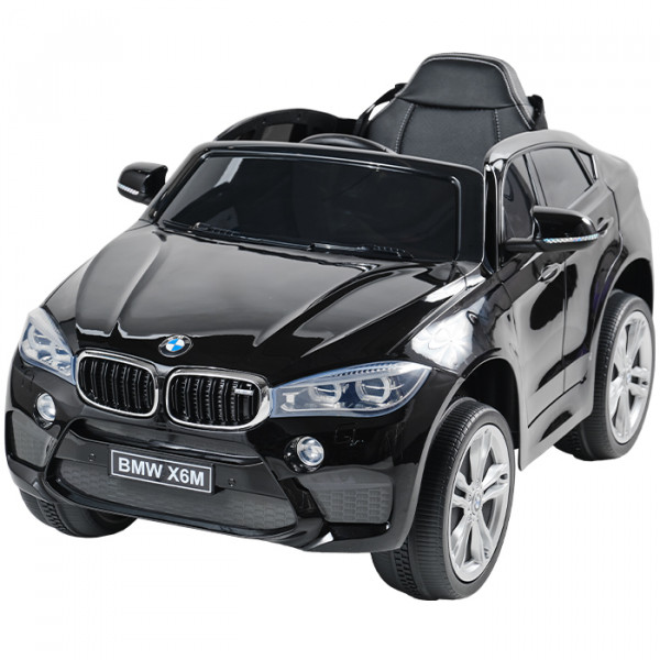 Aziamor Bmw X6M  Auto Elettrica 12v per Bambini Colore Nero