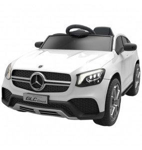Aziamor Mercedes GLC Coupè Auto Elettrica 12v per Bambini Colore Bianco