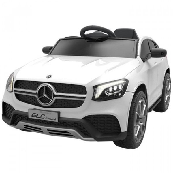 Aziamor Mercedes GLC Coupè Auto Elettrica 12v per Bambini Colore Bianco