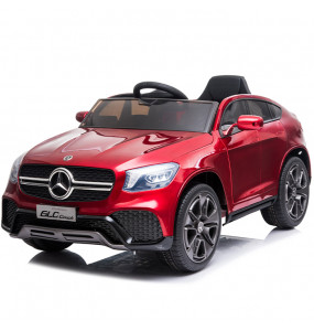 Aziamor Mercedes GLC Coupè Auto Elettrica 12v per Bambini Colore Rosso