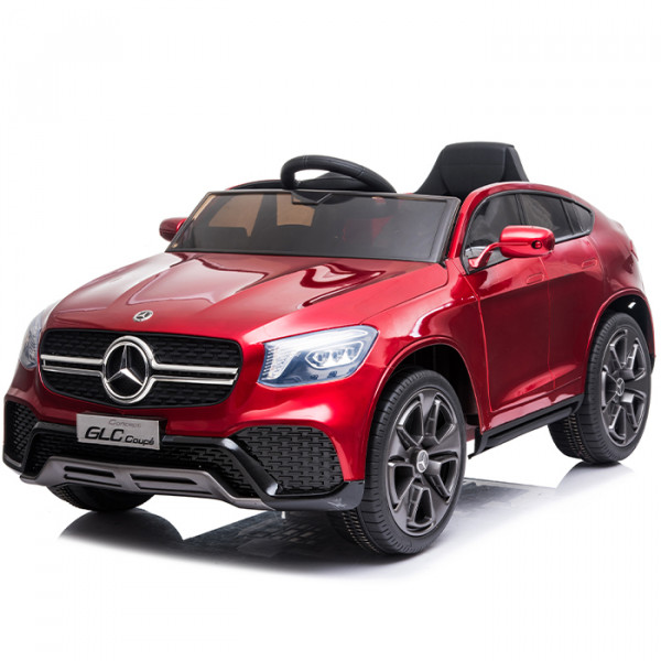 Aziamor Mercedes GLC Coupè Auto Elettrica 12v per Bambini Colore Rosso
