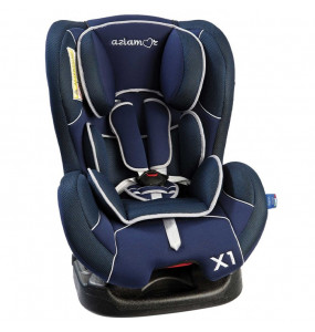 Aziamor X1 Seggiolino Auto per Bambini Universale Colore Blu