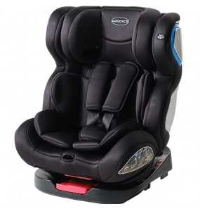 Aziamor Seggiolino Auto Clark Gruppo 0+/1/2/3 36 Kg Isofix colore Nero