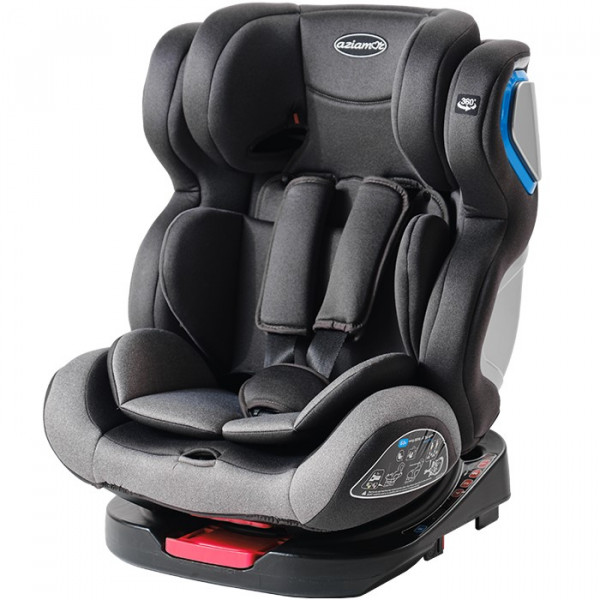 Aziamor Seggiolino Auto Clark Gruppo 0+/1/2/3 36 Kg Isofix colore Grigio