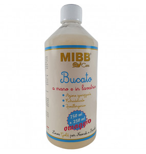 Mibb Care Detersivo per Bucato a Mano o Lavatrice 1 Litro