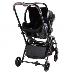 Mibb Seggiolino auto Ovetto Level Up colore Nero