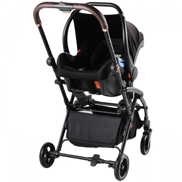Mibb Seggiolino auto Ovetto Level Up colore Nero