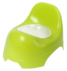 Aziamor Vasino Popò per Bambini con Seduta Ergonomica e Schienale Rialzato Verde