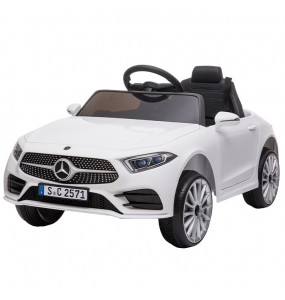 Aziamor Mercedes CLS 350 Auto Elettrica 12v per Bambini Colore Bianco
