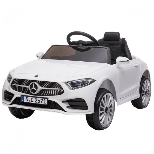 Aziamor Mercedes CLS 350 Auto Elettrica 12v per Bambini Colore Bianco