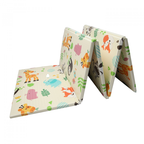 Aziamor Tappetone Pieghevole per Pavimento Neonati Animali Foresta 200x150 cm Aziamor Tappetone Pieghevole per Pavimento Neonati Animali Foresta 200x150 cm
