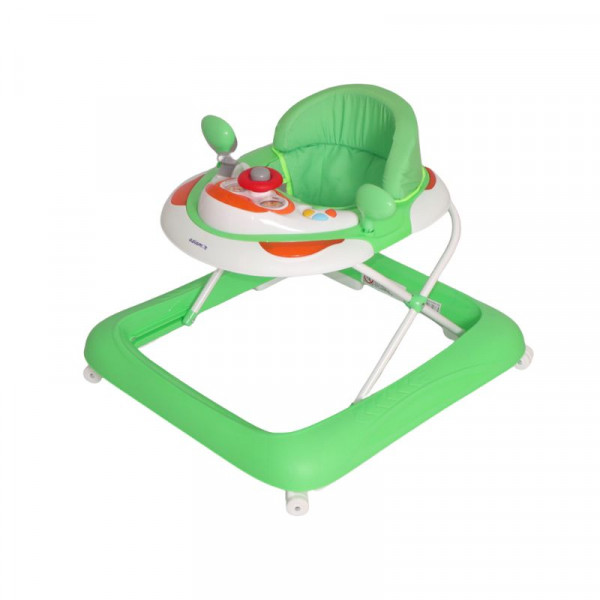 Aziamor Dodo New Girello Per Bambini Regolabile con Centro Attivita' Luci e Suoni Verde Aziamor Dodo New Girello Per Bambini Regolabile con Centro Attivita' Luci e Suoni Verde