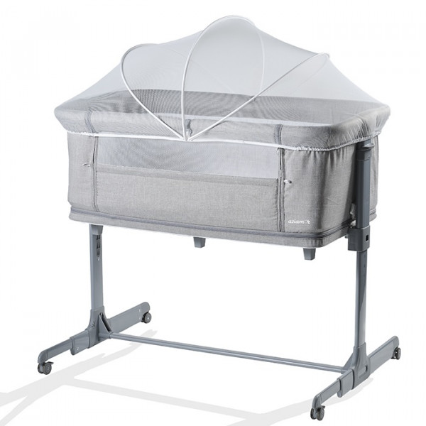 Aziamor Sleep and Play Lettino 3in1 Con funzione Culla e Box Giochi colore Grigio