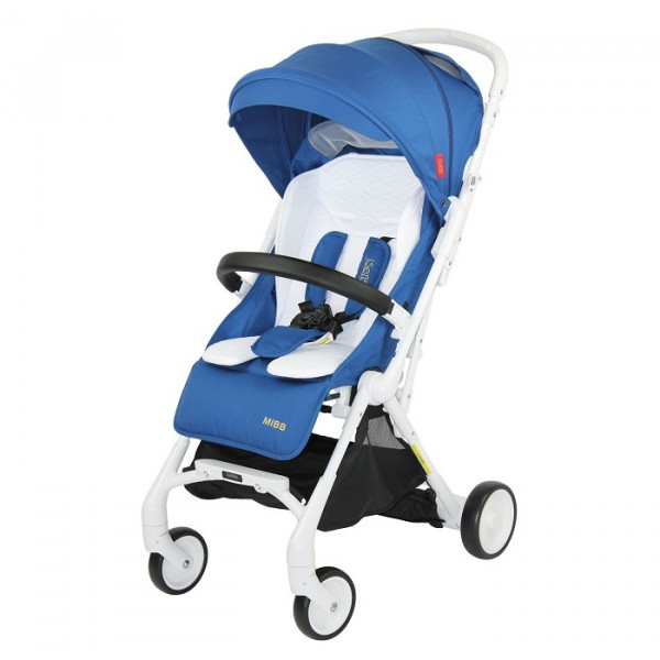 Mibb Passeggino Elettrico I Sense con Frenata Assistita Anti Abbandono colore Blu