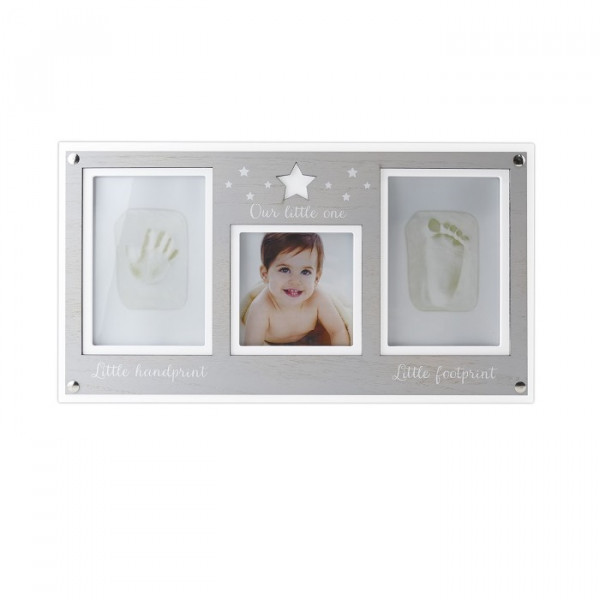 Mibb My Memory Kit Set Impronte di Mani Piedi Neonato con Foto in Legno Idea Regalo Mibb My Memory Kit Set Impronte di Mani Piedi Neonato con Foto in Legno Idea Regalo