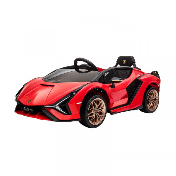 Aziamor Lamborghini Sian Macchina Elettrica per Bambini 12V Monoposto con Telecomando Rosso Aziamor Lamborghini Sian Macchina Elettrica per Bambini 12V Monoposto con Telecomando Rosso