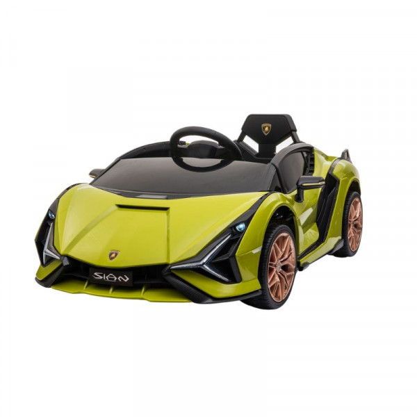 Aziamor Lamborghini Sian Macchina Elettrica per Bambini 12V Monoposto con Telecomando Verde Aziamor Lamborghini Sian Macchina Elettrica per Bambini 12V Monoposto con Telecomando Verde