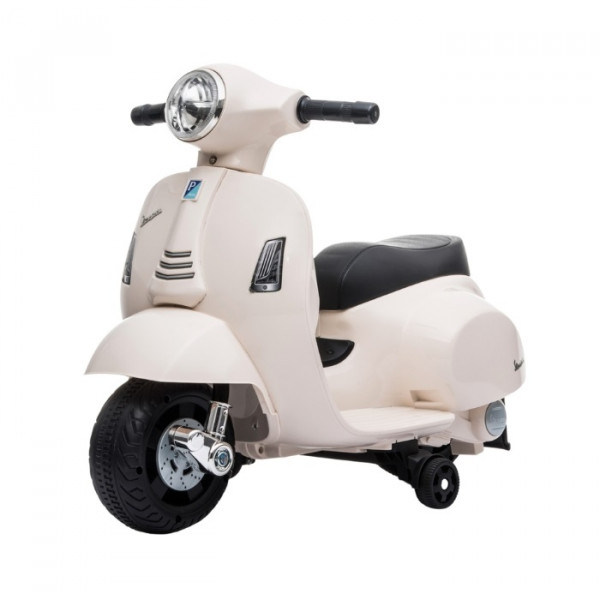 Aziamor Vespa Piaggio Moto Elettrica per bambini 6V Luci e Suoni Colore Bianco Aziamor Vespa Piaggio Moto Elettrica per bambini 6V Luci e Suoni Colore Bianco