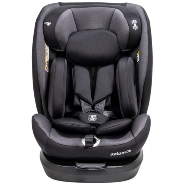 Aziamor Felix Seggiolino Auto per Bambini (0-12 Anni) No Isofix Colore Nero