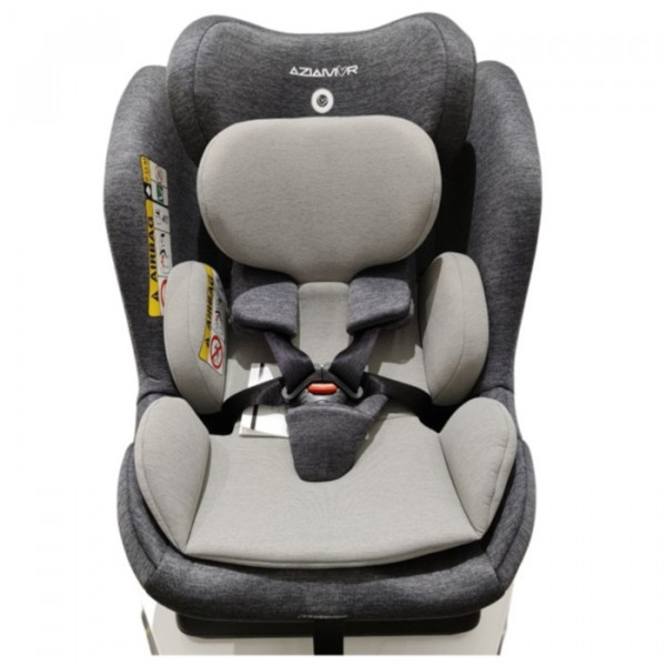 Aziamor Felix Seggiolino Auto per Bambini (0-12 Anni) No Isofix Colore Grigio