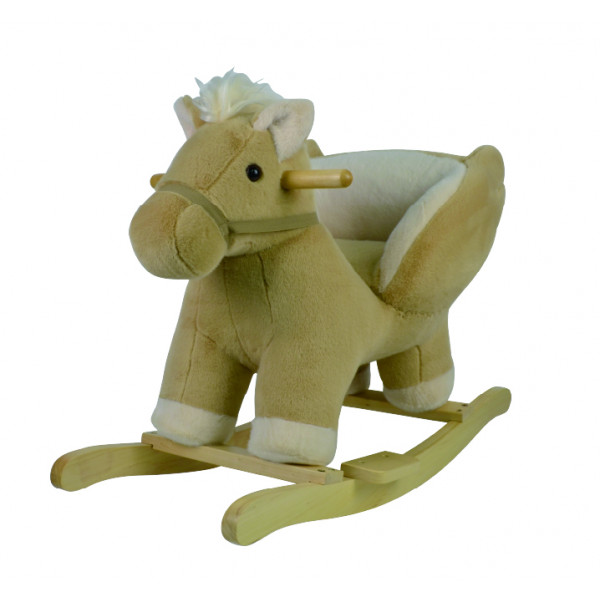 Mibb Rocky Poltroncina Dondolo Peluche Cavallo